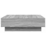 Graue Sonoma-Ingenieurholz-Couchtisch 90x90x28 cm von , Couchtisch - Ref: Foro24-848092, Preis: 113,30 €, Rabatt: %