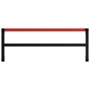 Workbench black and red metal structure 150x57x79 cm by vidaXL, Table legs - Ref: Foro24-147929, Price: 79,39 €, Discount: %