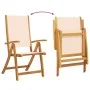 Juego comedor de jardín 7 pzas madera maciza acacia y textileno de , Conjuntos de jardín - Ref: Foro24-3279276, Precio: 776,6...