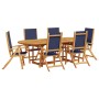 Juego comedor de jardín 7 pzas madera maciza acacia y textileno von , Gartensets - Ref: Foro24-3279304, Preis: 774,40 €, Raba...