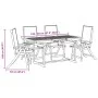 Juego comedor de jardín 5 pzas madera maciza acacia y textileno de , Conjuntos de jardín - Ref: Foro24-3279310, Precio: 493,4...