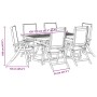 Juego comedor de jardín 7 pzas madera maciza acacia y textileno de , Conjuntos de jardín - Ref: Foro24-3279297, Precio: 653,6...