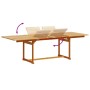 Juego comedor de jardín 7 pzas madera maciza acacia y textileno by , Garden sets - Ref: Foro24-3279306, Price: 794,41 €, Disc...