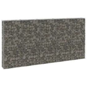 Gabionenwand mit verzinkten Stahlabdeckungen 300x30x150 cm von vidaXL, Zaunpaneele - Ref: Foro24-147822, Preis: 179,96 €, Rab...