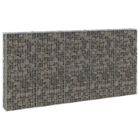 Gabionenwand mit verzinkten Stahlabdeckungen 300x30x150 cm von vidaXL, Zaunpaneele - Ref: Foro24-147822, Preis: 188,30 €, Rab...