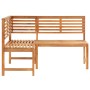 Garten-Eckbank aus massivem Akazienholz 140 cm von vidaXL, Gartenbänke - Ref: Foro24-312422, Preis: 218,51 €, Rabatt: %