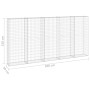Gabionenwand mit verzinkten Stahlabdeckungen 300x30x150 cm von vidaXL, Zaunpaneele - Ref: Foro24-147822, Preis: 188,30 €, Rab...