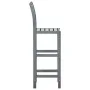 Küchenhocker 4 Einheiten aus massivem grauem Akazienholz von vidaXL, Küchenhocker - Ref: Foro24-312418, Preis: 271,56 €, Raba...