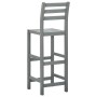 Küchenhocker 4 Einheiten aus massivem grauem Akazienholz von vidaXL, Küchenhocker - Ref: Foro24-312418, Preis: 276,88 €, Raba...