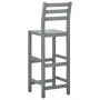 Taburetes de cocina 4 unidades madera maciza de acacia gris de vidaXL, Taburetes de cocina - Ref: Foro24-312418, Precio: 271,...