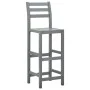 Küchenhocker 2 Einheiten massives Akazienholz grau von vidaXL, Küchenhocker - Ref: Foro24-312417, Preis: 142,02 €, Rabatt: %
