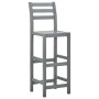 Küchenhocker 2 Einheiten massives Akazienholz grau von vidaXL, Küchenhocker - Ref: Foro24-312417, Preis: 144,81 €, Rabatt: %
