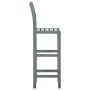 Küchenhocker 2 Einheiten massives Akazienholz grau von vidaXL, Küchenhocker - Ref: Foro24-312417, Preis: 144,81 €, Rabatt: %