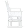 Massive Schiebebank aus weißer Pappelholz 118x70x104,5 cm. von , Schaukelstühle - Ref: Foro24-4008868, Preis: 117,71 €, Rabat...