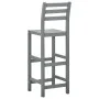 Küchenhocker 2 Einheiten massives Akazienholz grau von vidaXL, Küchenhocker - Ref: Foro24-312417, Preis: 142,02 €, Rabatt: %