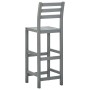 Küchenhocker 2 Einheiten massives Akazienholz grau von vidaXL, Küchenhocker - Ref: Foro24-312417, Preis: 144,81 €, Rabatt: %