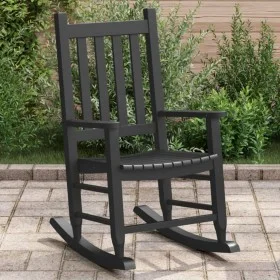 Schaukelstuhl für Kinder aus massiver Schwarz-Pappelholz von , Schaukelstühle - Ref: Foro24-4008875, Preis: 61,46 €, Rabatt: %