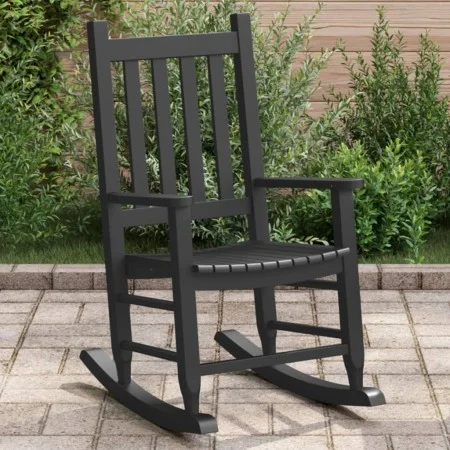 Mecedora para niños madera maciza de álamo negro by , Rocking chairs - Ref: Foro24-4008875, Price: 61,46 €, Discount: %