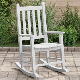 Mecedora para niños madera maciza de álamo blanca by , Rocking chairs - Ref: Foro24-4008877, Price: 76,34 €, Discount: %