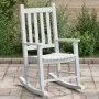 Schaukelstuhl für Kinder aus massiver weißer Pappelholz von , Schaukelstühle - Ref: Foro24-4008877, Preis: 76,34 €, Rabatt: %