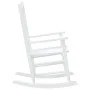 Schaukelstuhl für Kinder aus massiver weißer Pappelholz von , Schaukelstühle - Ref: Foro24-4008877, Preis: 76,34 €, Rabatt: %