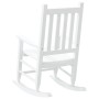 Mecedora para niños madera maciza de álamo blanca by , Rocking chairs - Ref: Foro24-4008877, Price: 77,38 €, Discount: %
