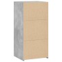 Aparador de madera de ingeniería gris hormigón 45x41x93 cm by , Sideboards - Ref: Foro24-846358, Price: 53,51 €, Discount: %