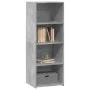 Aparador alto madera de ingeniería gris hormigón 45x41x124 cm de , Aparadores - Ref: Foro24-846393, Precio: 65,23 €, Descuent...