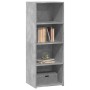 Hoher Schrank aus grauem Beton-Ingenieurholz 45x41x124 cm von , Sideboards - Ref: Foro24-846393, Preis: 66,11 €, Rabatt: %