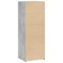Aparador alto madera de ingeniería gris hormigón 45x41x124 cm de , Aparadores - Ref: Foro24-846393, Precio: 65,23 €, Descuent...