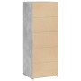 Hoher Schrank aus grauem Beton-Ingenieurholz 45x41x124 cm von , Sideboards - Ref: Foro24-846393, Preis: 66,11 €, Rabatt: %