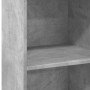 Hoher Schrank aus grauem Beton-Ingenieurholz 45x41x124 cm von , Sideboards - Ref: Foro24-846393, Preis: 66,11 €, Rabatt: %