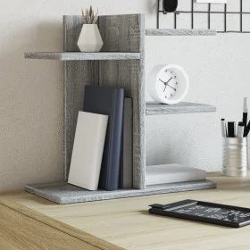 Schreibtisch-Organizer aus grauem Ingenieurholz, 42x21,5x42 cm. von , Klassifizierung und Organisation - Ref: Foro24-848071, ...