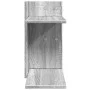 Organizador de escritorio madera ingeniería gris 42x21,5x42 cm by , Classification and organization - Ref: Foro24-848071, Pri...