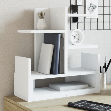 Organizador escritorio madera ingeniería blanco 49x20x52,5 cm by , Classification and organization - Ref: Foro24-848073, Pric...