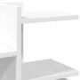 Organizador escritorio madera ingeniería blanco 49x20x52,5 cm by , Classification and organization - Ref: Foro24-848073, Pric...