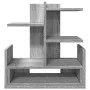 Organizador escritorio madera ingeniería gris 49x20x52,5 cm by , Classification and organization - Ref: Foro24-848078, Price:...