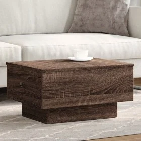 Mesa de centro madera de ingeniería marrón roble 60x45x31 cm by , Coffee table - Ref: Foro24-848086, Price: 70,13 €, Discount: %