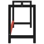 Black and red metal workbench structure, 120x57x79 cm. by vidaXL, Table legs - Ref: Foro24-147928, Price: 68,44 €, Discount: %
