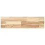 Schwimmendes Regal aus unbehandeltem massivem Akazienholz 80x20x4 cm von , Regale und Regale - Ref: Foro24-3279423, Preis: 38...