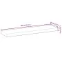 Estante flotante madera maciza de acacia sin tratar 80x20x4 cm by , Shelves and shelves - Ref: Foro24-3279423, Price: 38,26 €...