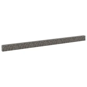Gabion wall with galvanized steel covers 900x30x50 cm by vidaXL, fence panels - Ref: Foro24-147816, Price: 244,84 €, Discount: %