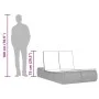 Tumbona doble con cojines ratán sintético gris claro by , Loungers - Ref: Foro24-368095, Price: 298,47 €, Discount: %