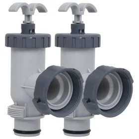 Plunger valves for pool 2 units by vidaXL, Pool and spa maintenance kits - Ref: Foro24-92801, Price: 31,07 €, Discount: %