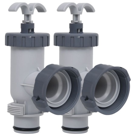 Plunger valves for pool 2 units by vidaXL, Pool and spa maintenance kits - Ref: Foro24-92801, Price: 29,52 €, Discount: %