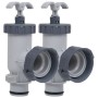 Plunger valves for pool 2 units by vidaXL, Pool and spa maintenance kits - Ref: Foro24-92801, Price: 29,52 €, Discount: %