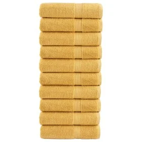 Duschhandtücher SOLUND 10 Stück Gold 70x140 cm 600 gsm von , Handtücher - Ref: Foro24-137286, Preis: 121,19 €, Rabatt: %