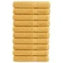 Toallas de sauna SOLUND 10 unidades dorado 80x200 cm 600 gsm by , Towels - Ref: Foro24-137292, Price: 178,92 €, Discount: %