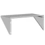 Edelstahl-Wandregal in Silber 75x45x31 cm von , Regale und Regale - Ref: Foro24-30274, Preis: 56,68 €, Rabatt: %