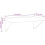 Estante de pared de acero inoxidable plateado 75x45x31 cm by , Shelves and shelves - Ref: Foro24-30274, Price: 64,17 €, Disco...